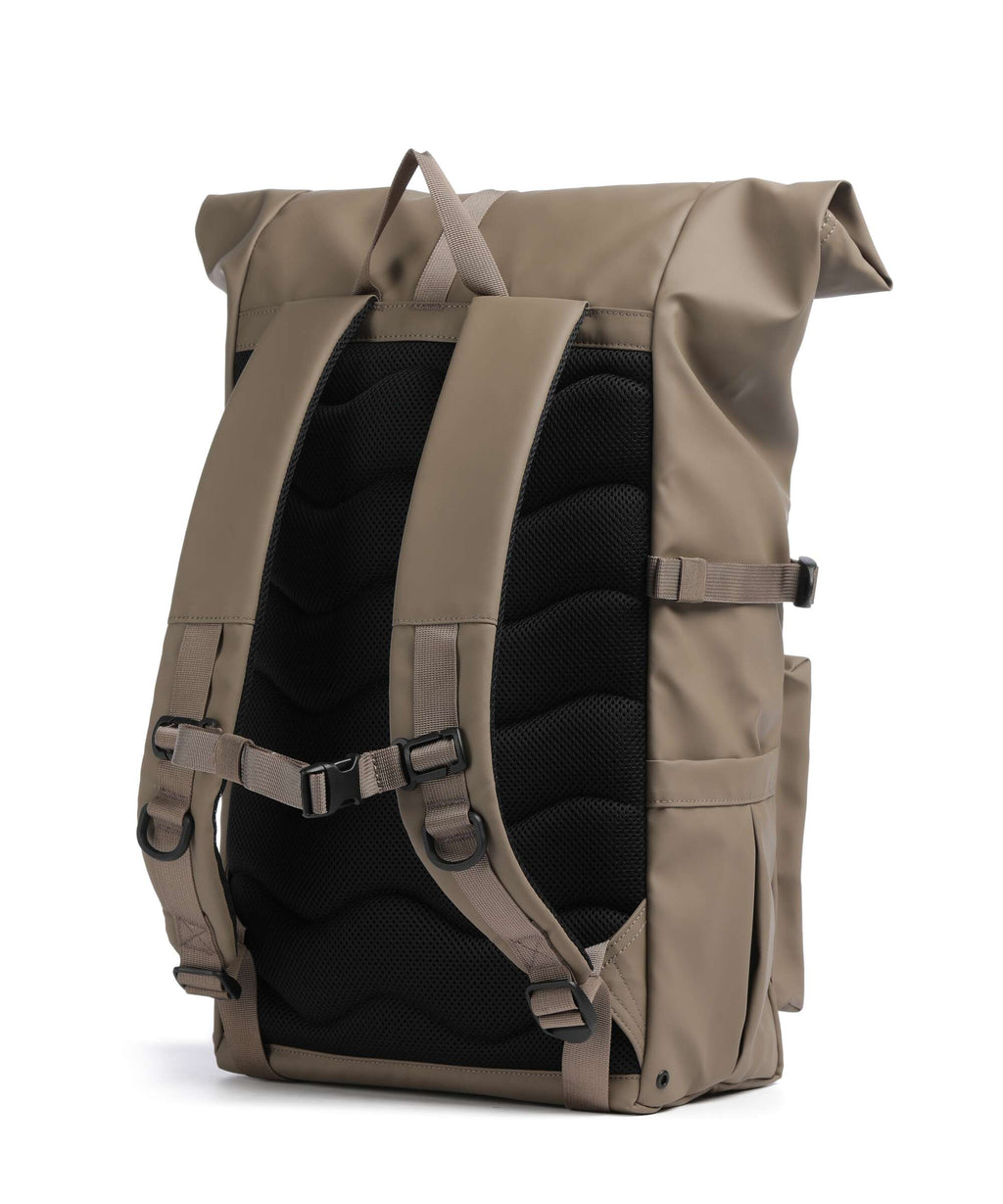 Sandqvist Stream L Rolltop backpack clay