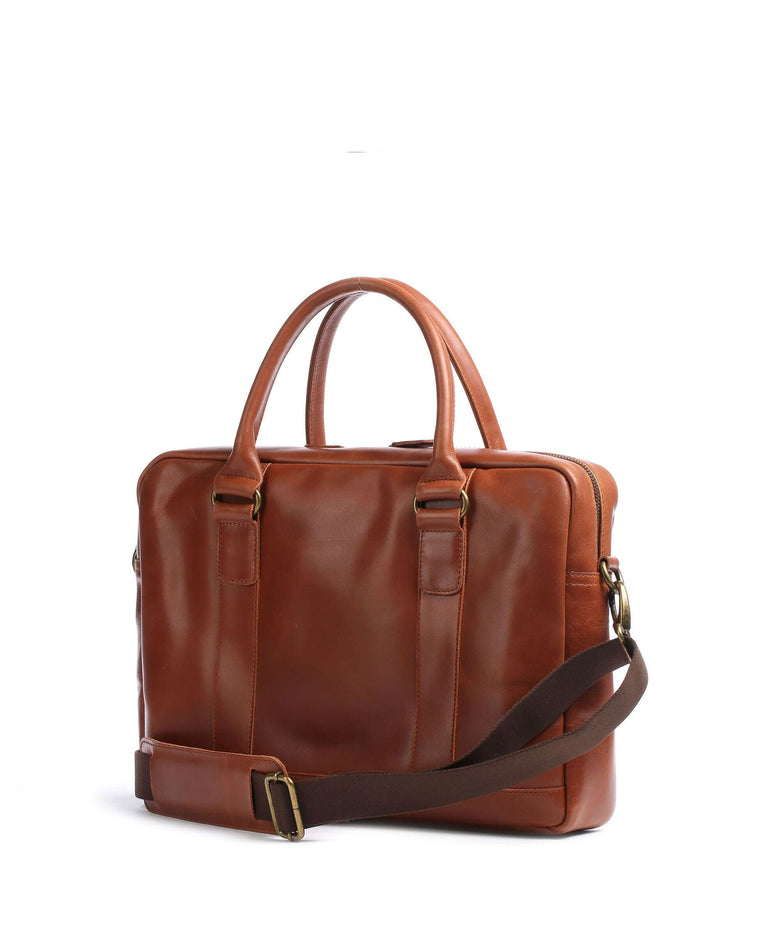 Buckle & Seam Everett Briefcase cognac