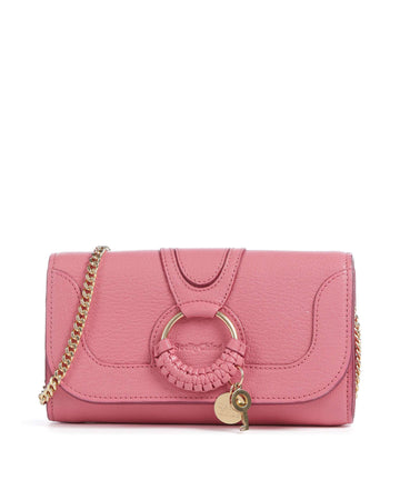 See by Chloé Hana Torba przez ramię pushy pink