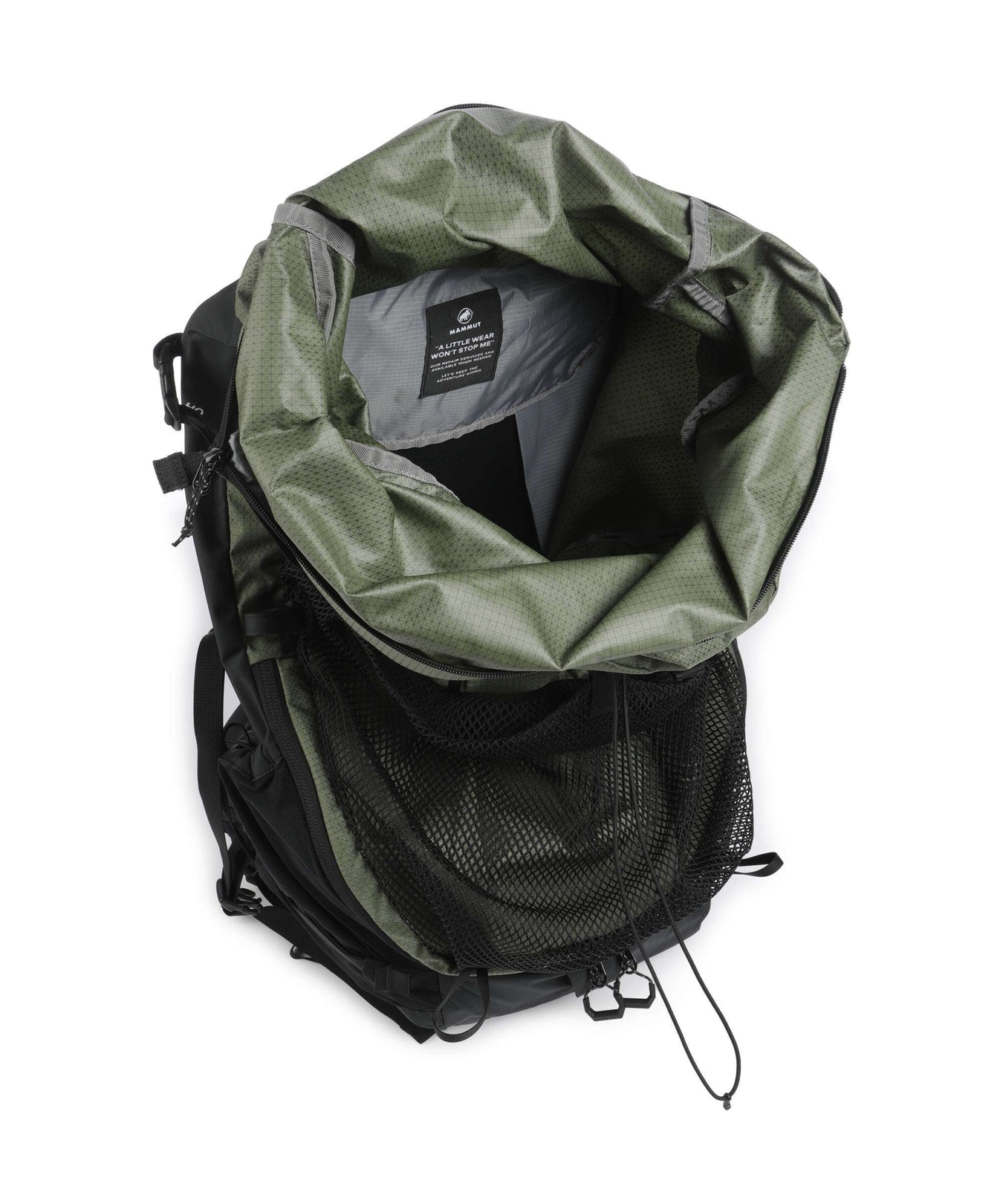 Mammut Ducan Spine 70-80 Trekking backpack marsh/black