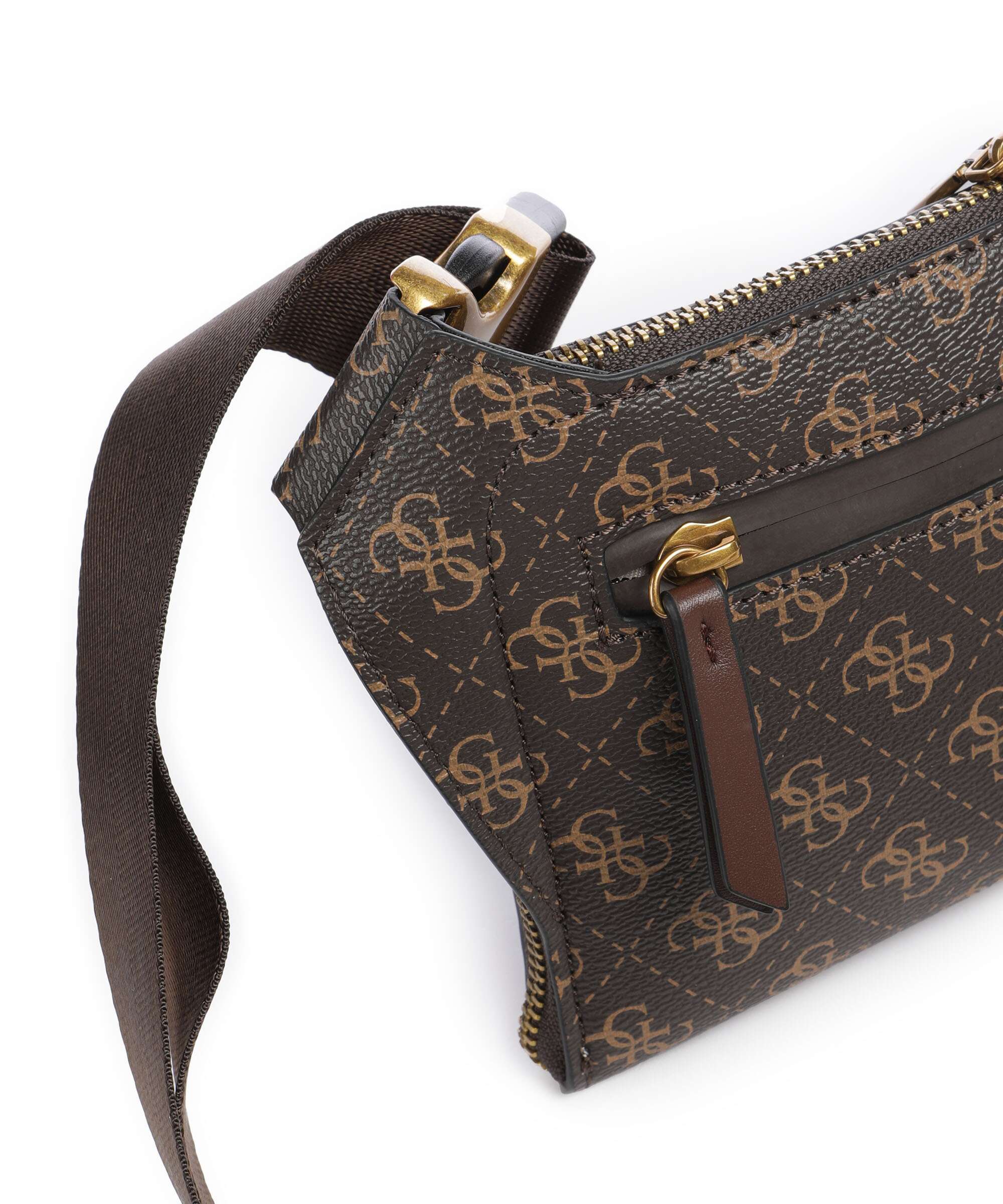Guess Milano 4G Eco Belt bag brown/ochre