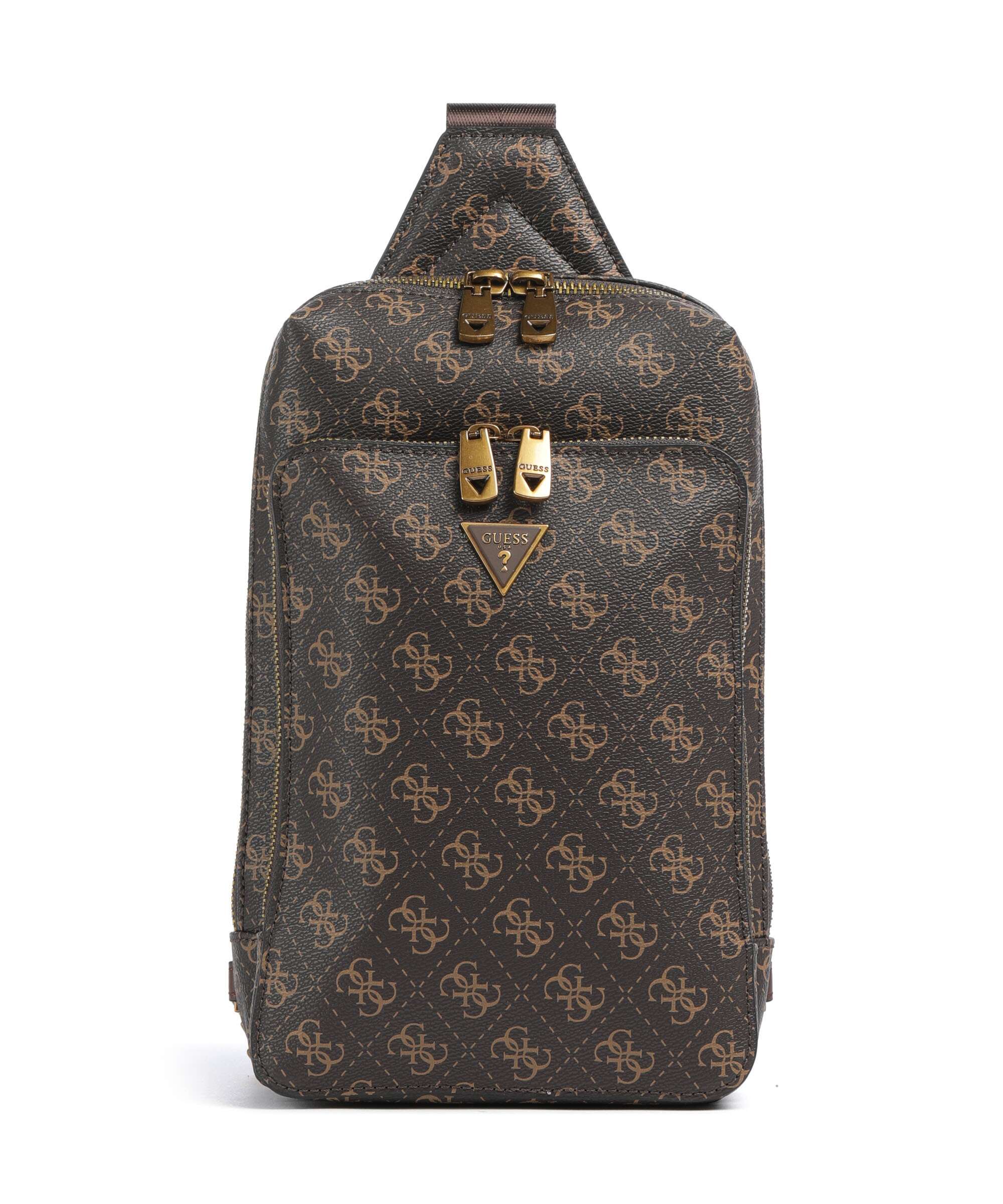 Guess Milano Sling bag brown/ochre