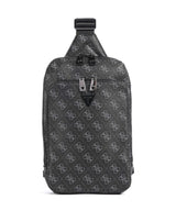 Guess Milano Plecak na jedno ramię dark black
