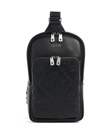 Guess Boston Plecak na jedno ramię black