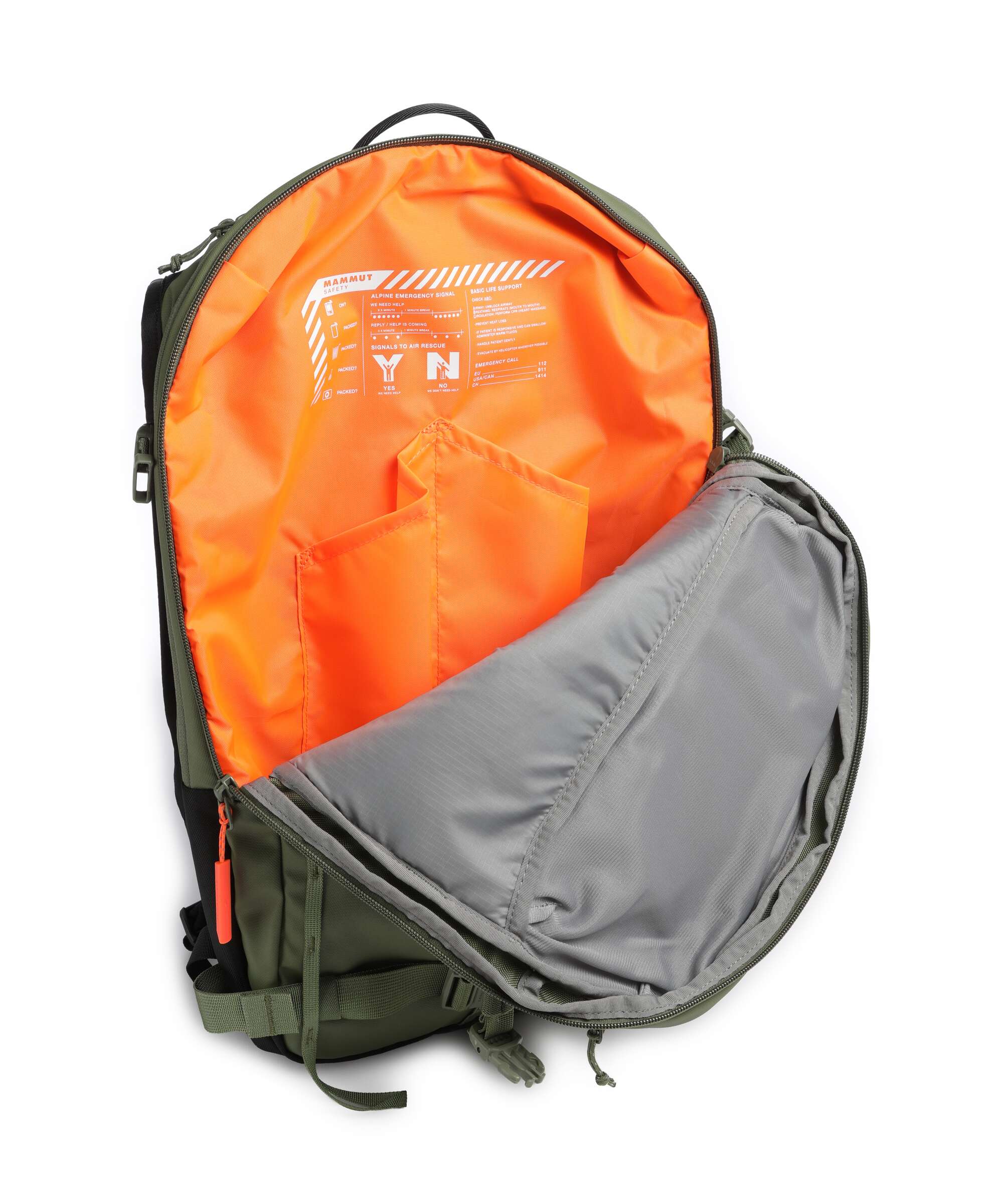 Mammut Nirvana 18 Hiking backpack marsh/black