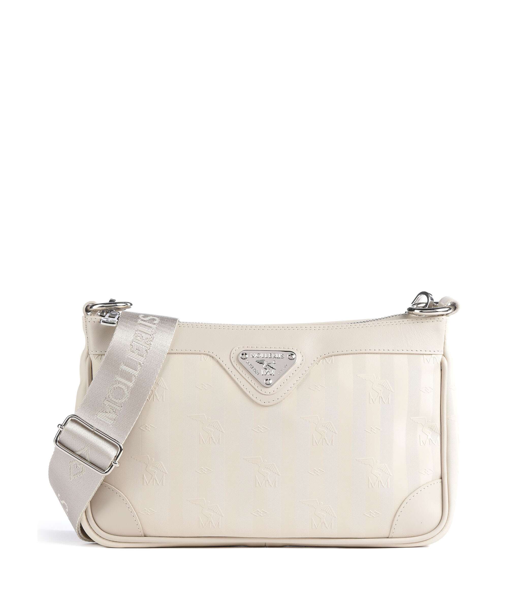 Maison Mollerus Vinerus Flums Crossbody bag pearl weiss