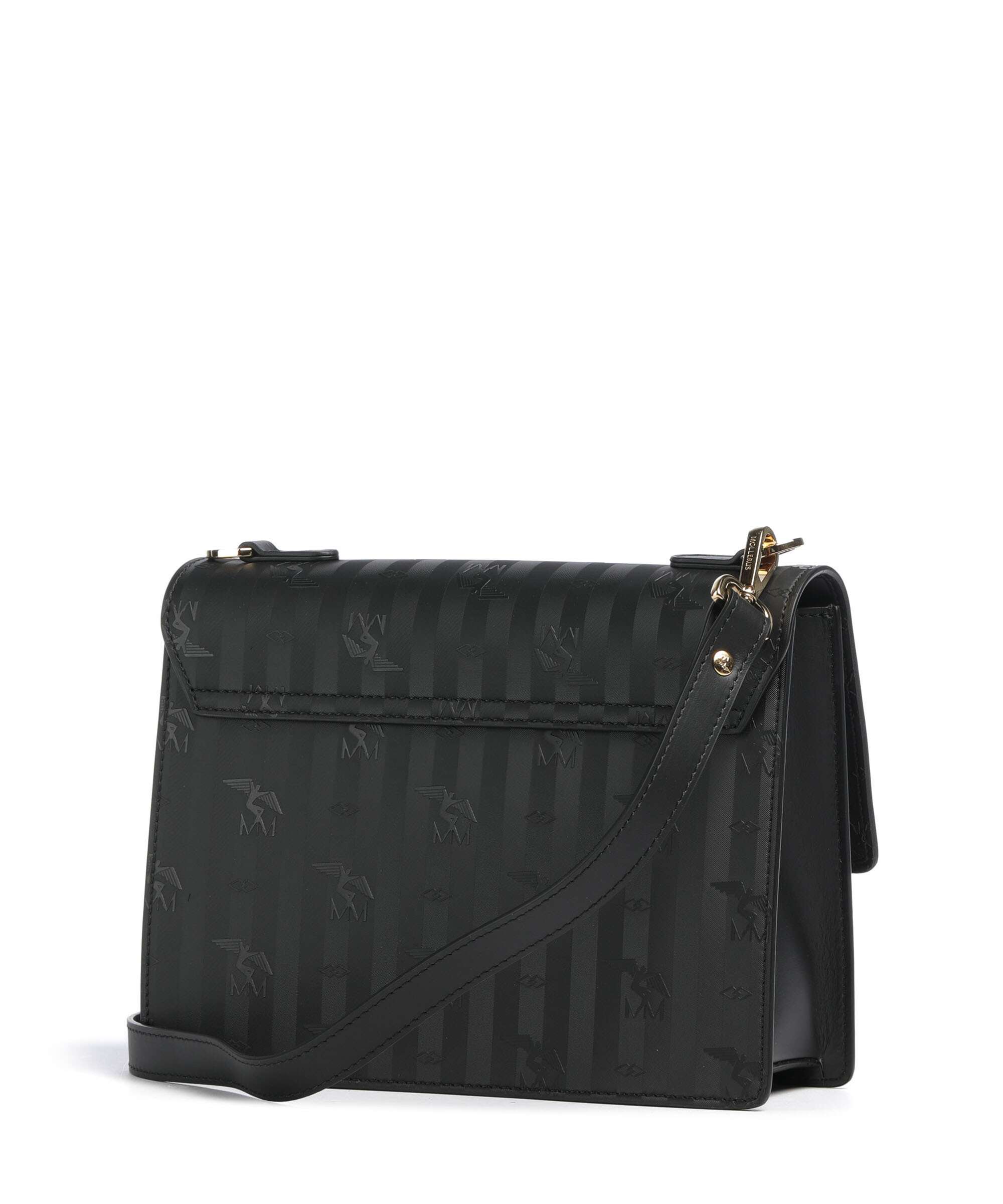 Maison Mollerus Vinerus Fey Crossbody bag black/gold