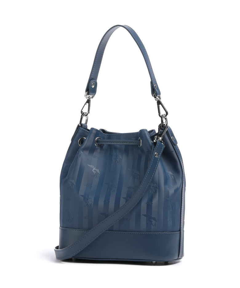 Maison Mollerus Vinerus Sion Bucket bag deep blau
