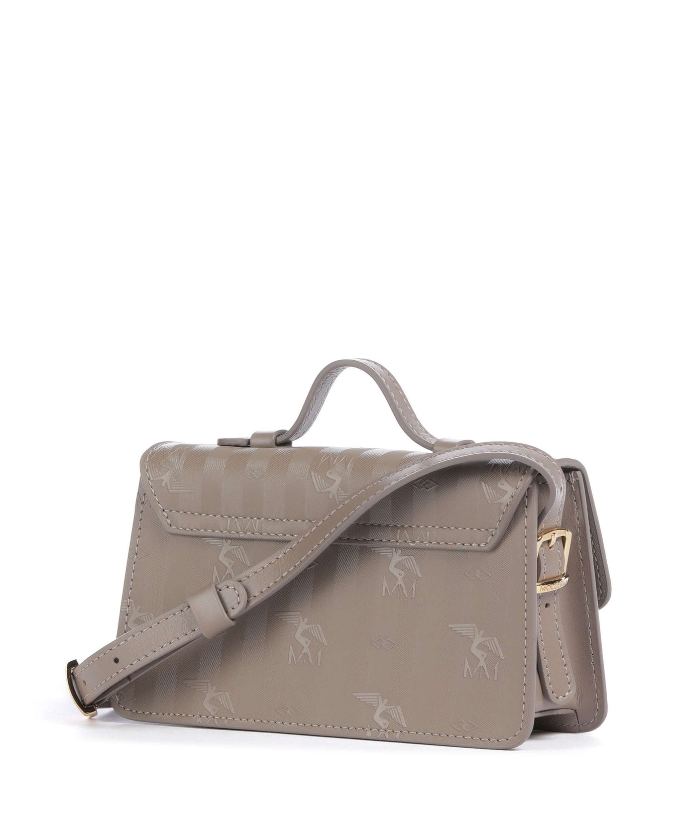 Maison Mollerus Vinerus Egg Crossbody bag taupe grau