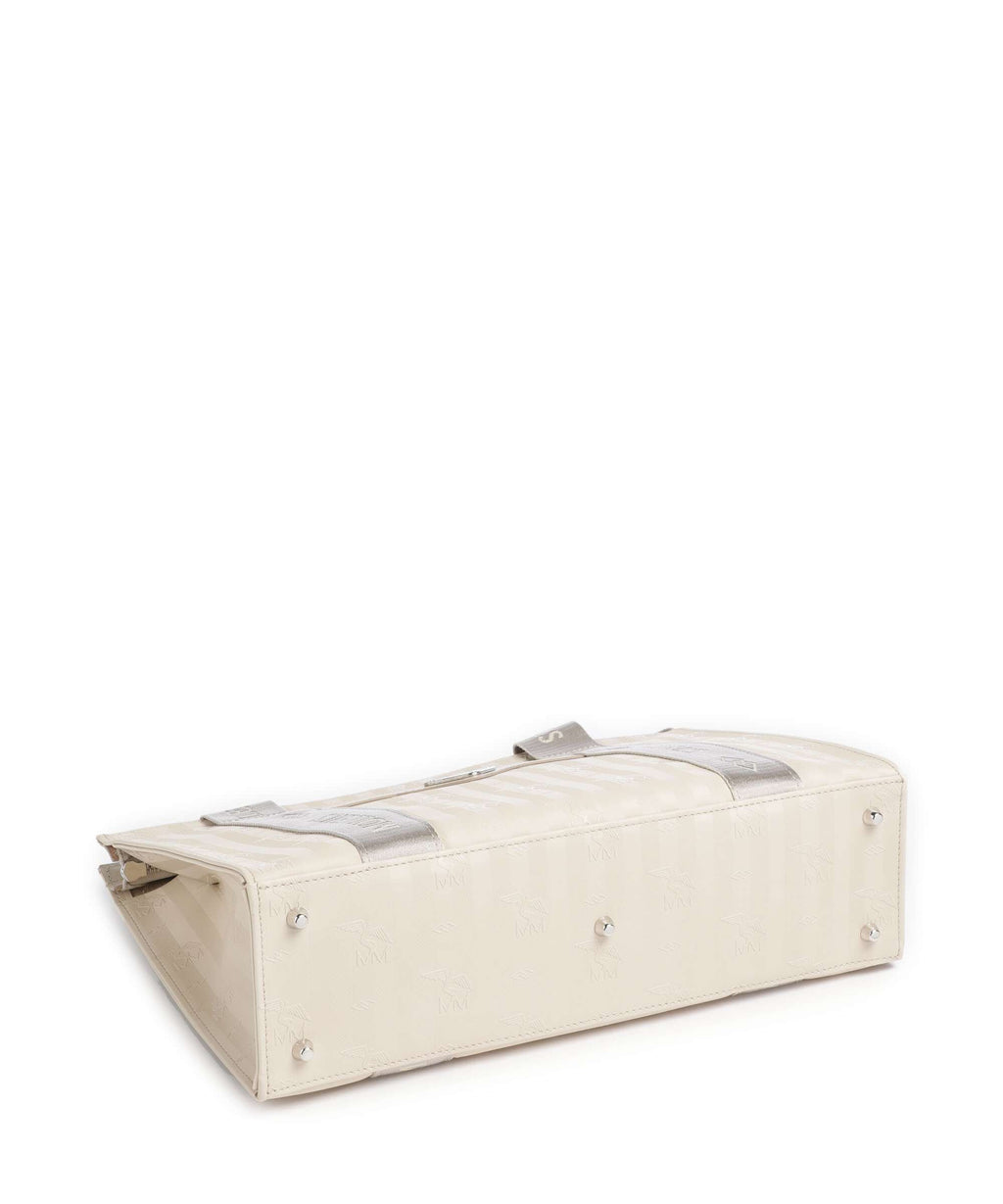 Maison Mollerus Vinerus Berlin Tote bag pearl weiss