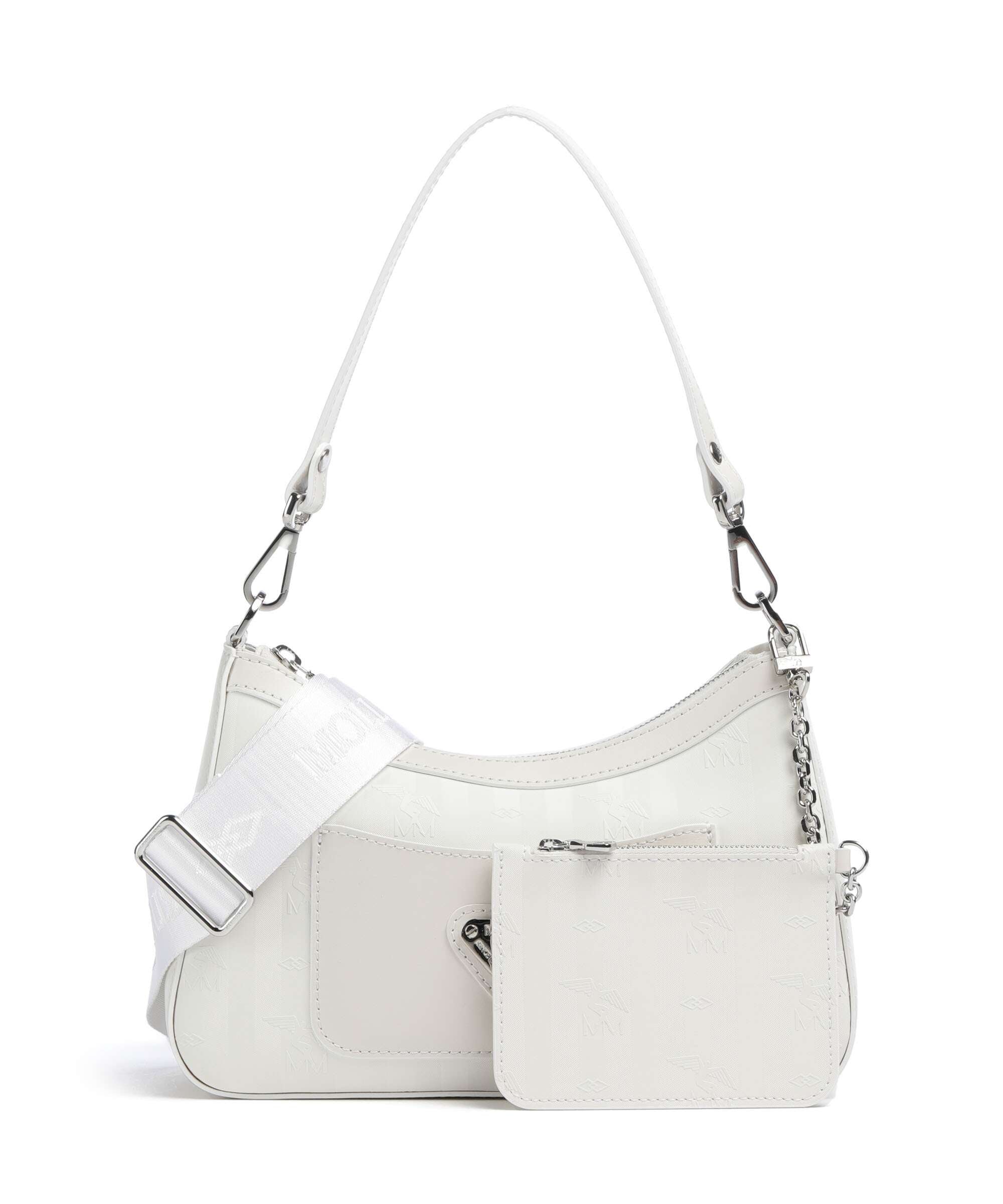 Maison Mollerus Vinerus Castiel Shoulder bag snow weiss