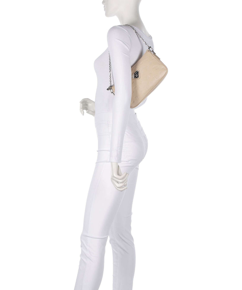 Maison Mollerus Stampato Zell Shoulder bag vanilla beige