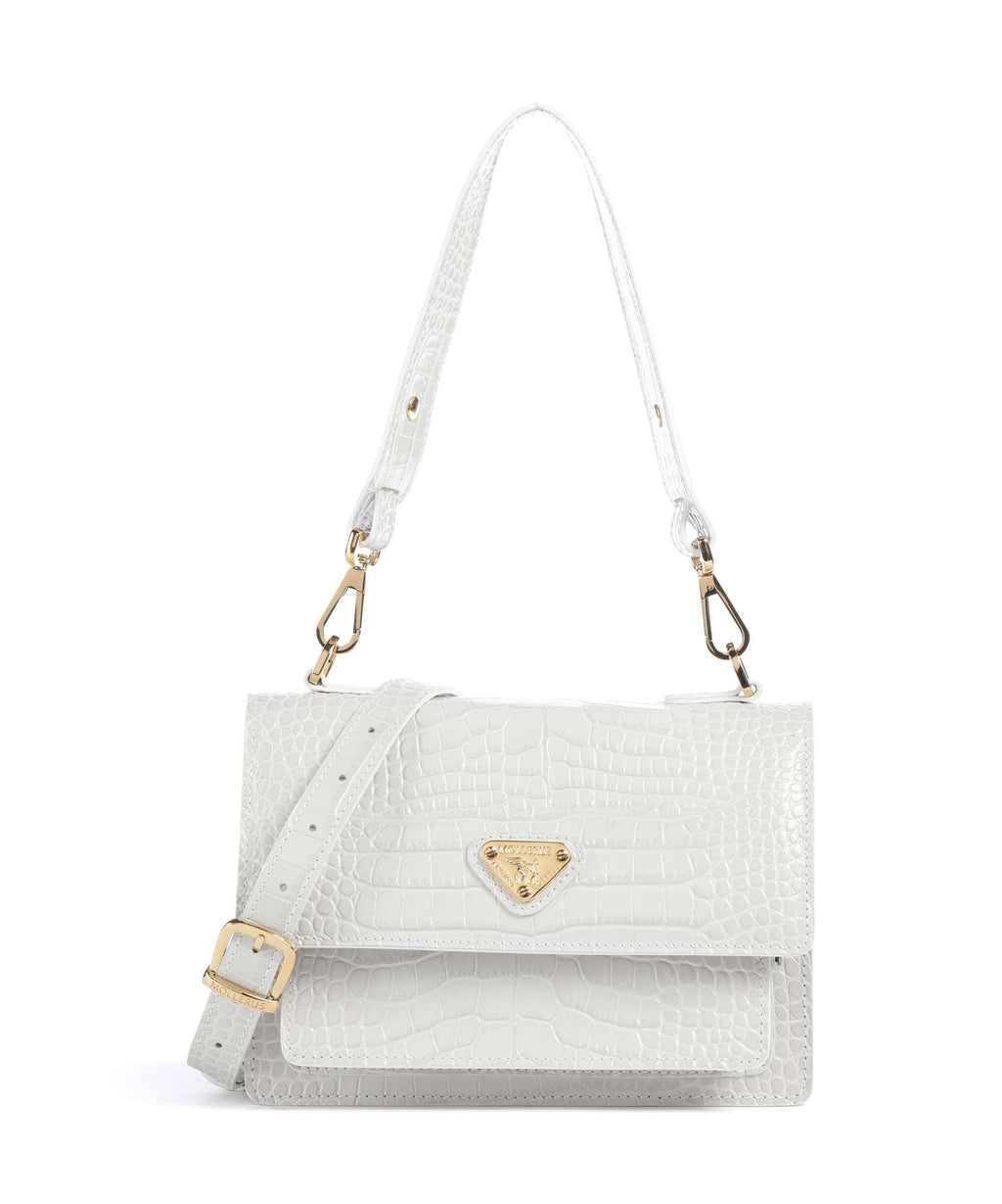 Maison Mollerus Ursy Shoulder bag snow weiss