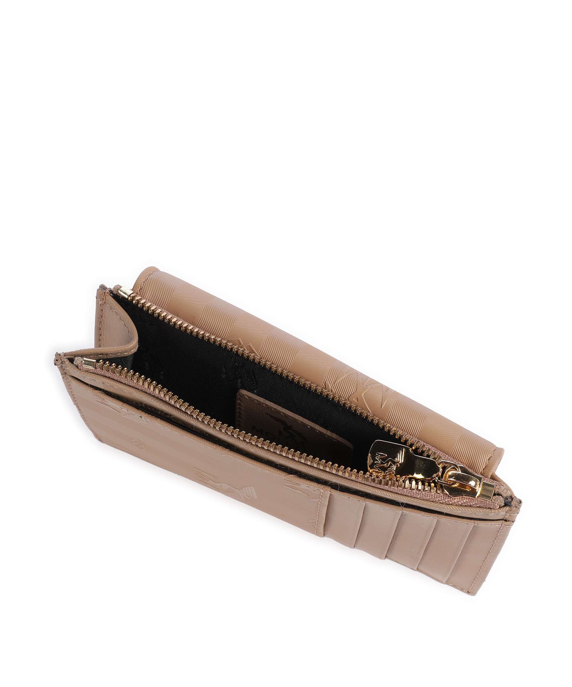 Maison Mollerus Vinerus Buin Credit card holder cappuccino beige