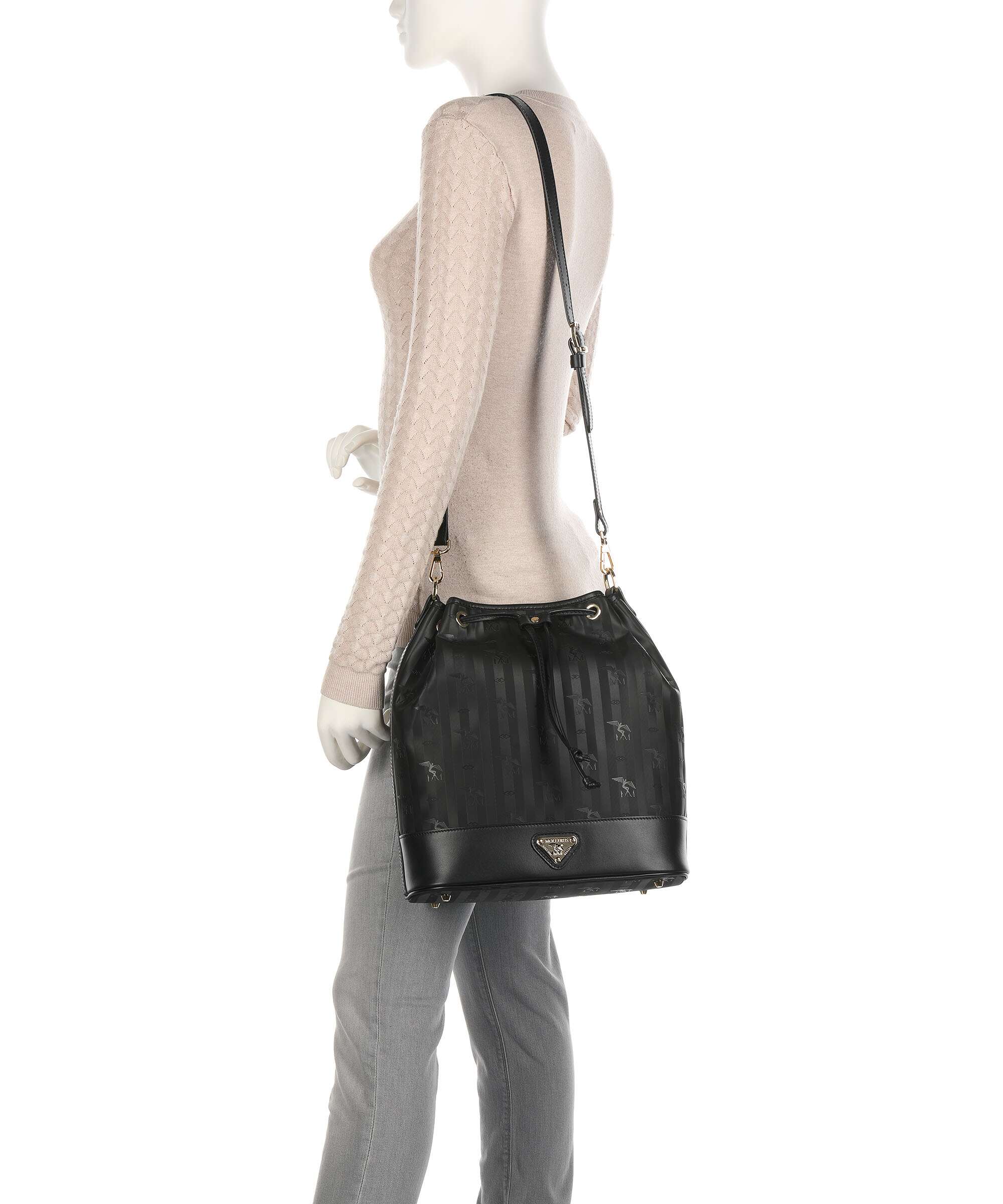 Maison Mollerus Vinerus Niesen Bucket bag black