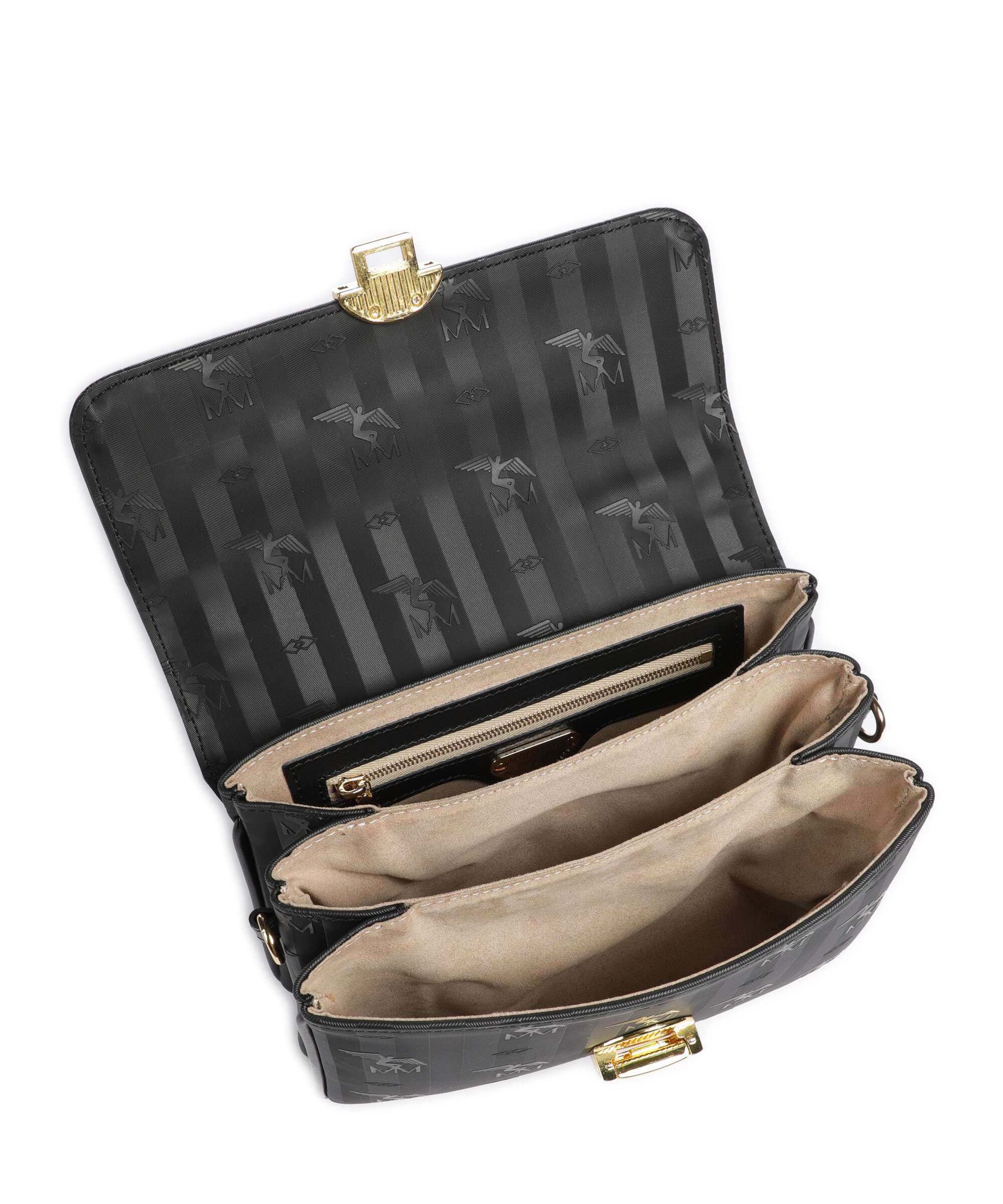 Maison Mollerus Vinerus Signau Crossbody bag schwarz
