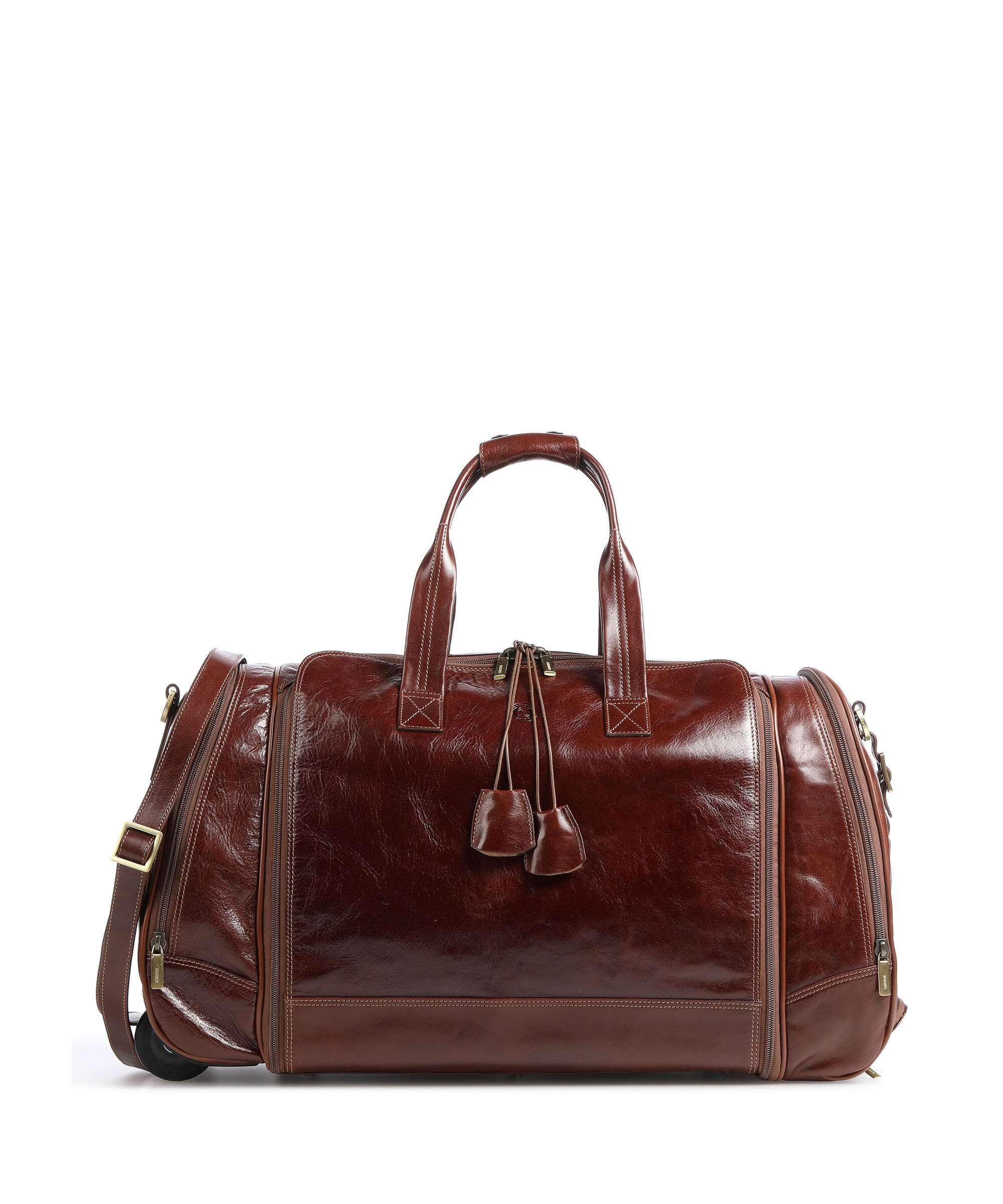 Giudi Travel bag with wheels brown