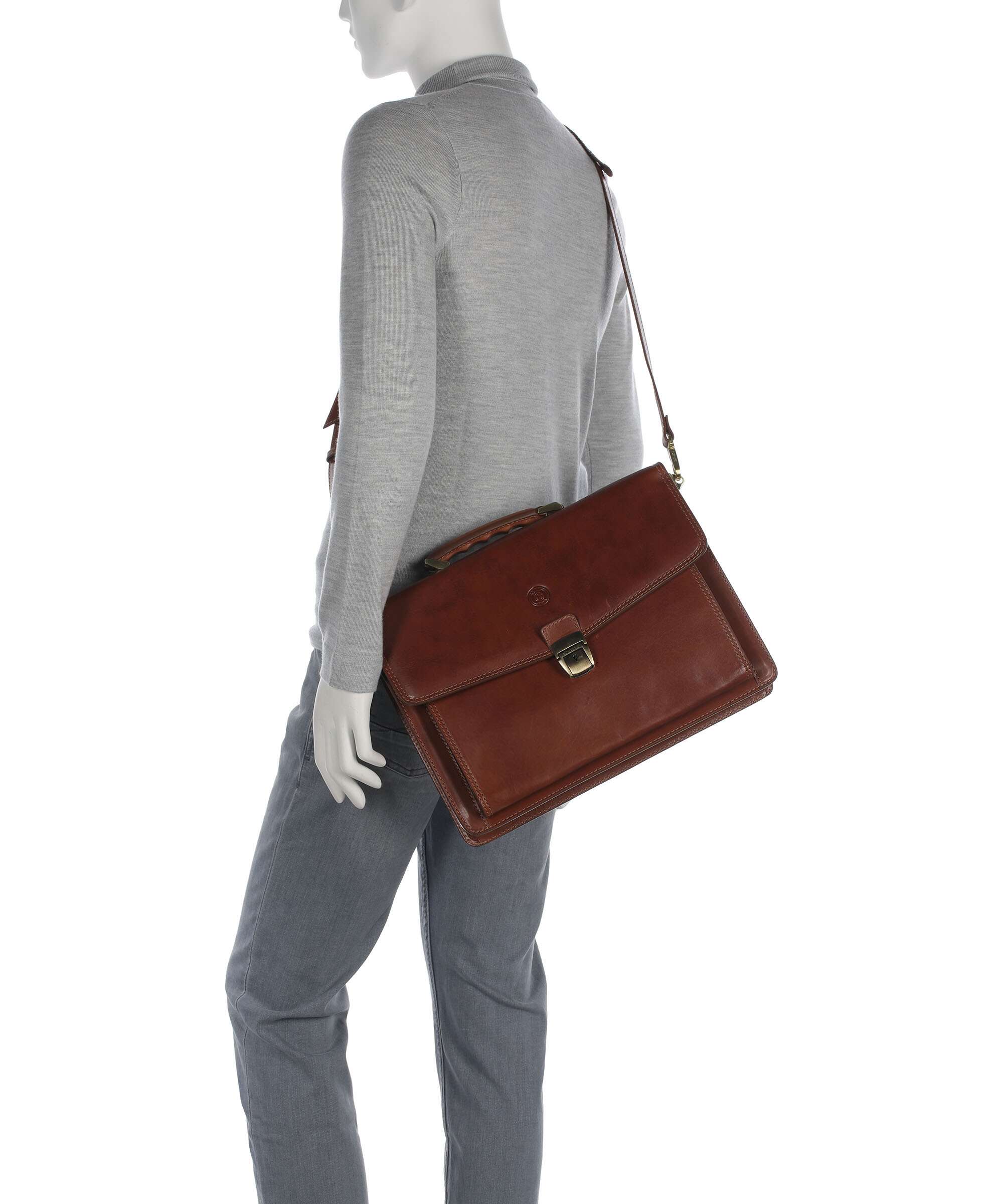 Giudi Briefcase brown