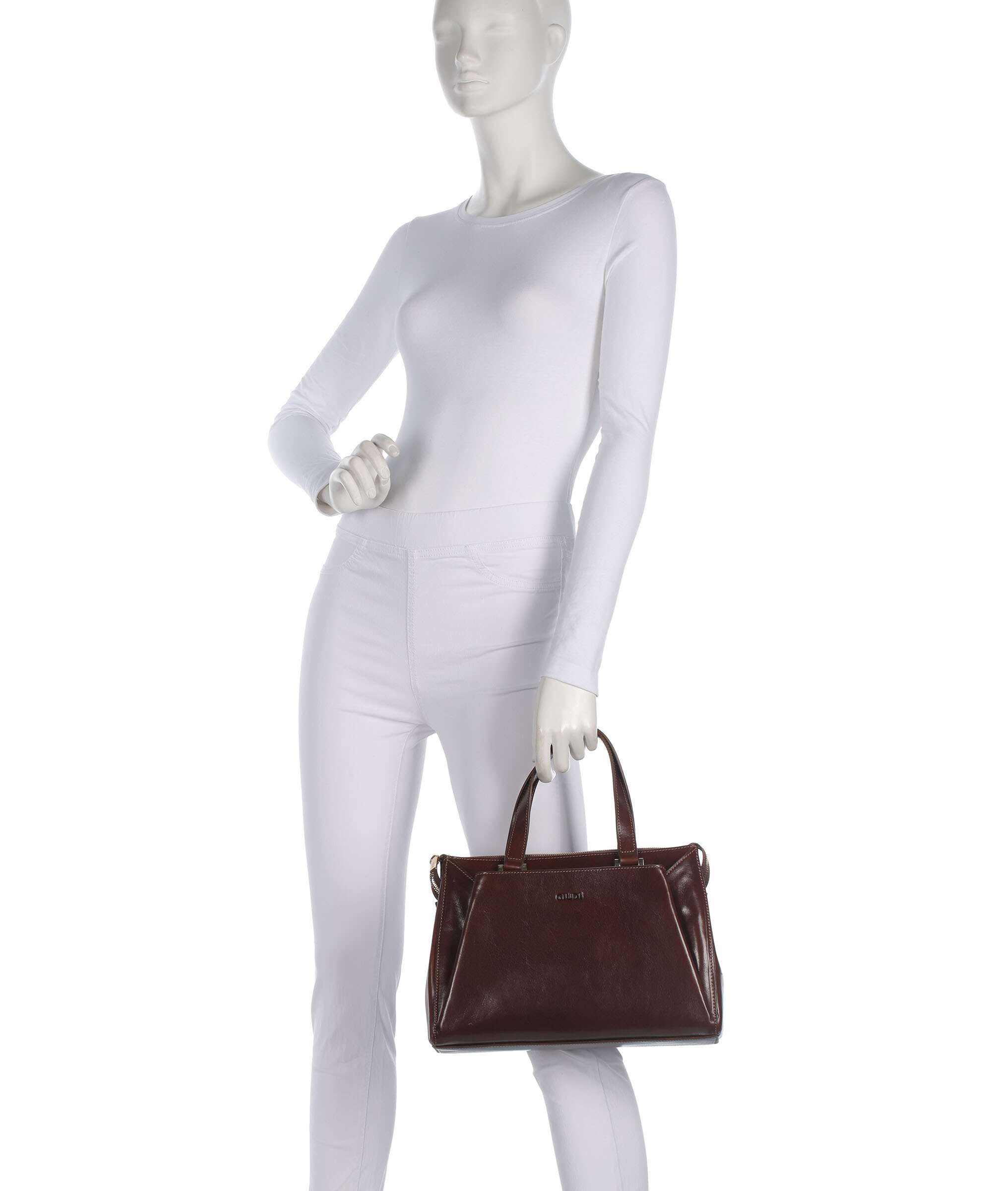 Giudi Crown Handbag brown
