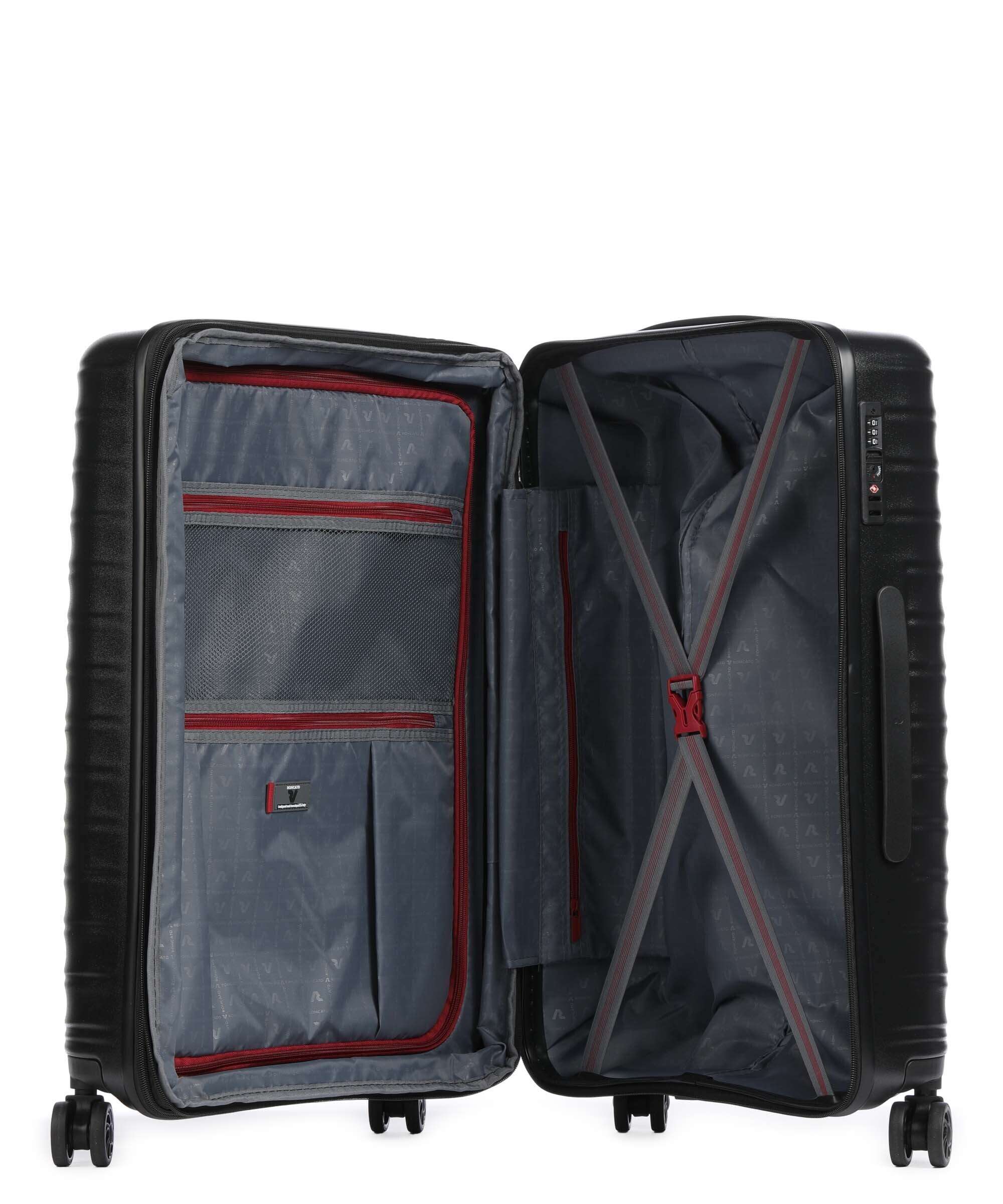 Roncato Wave Spinner (4 wheels) nero