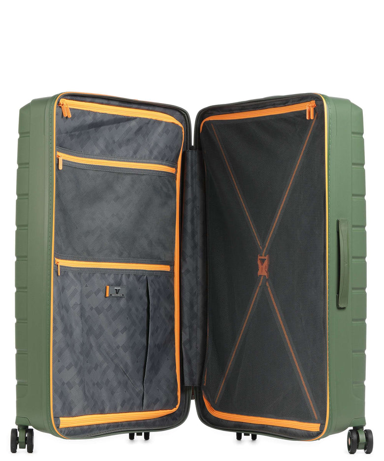 Roncato B-Flying Neon L Spinner (4 wheels) verde militare