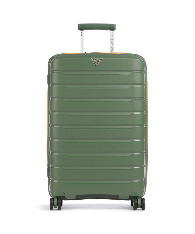 Roncato B-Flying Neon M Spinner (4 wheels) verde militare