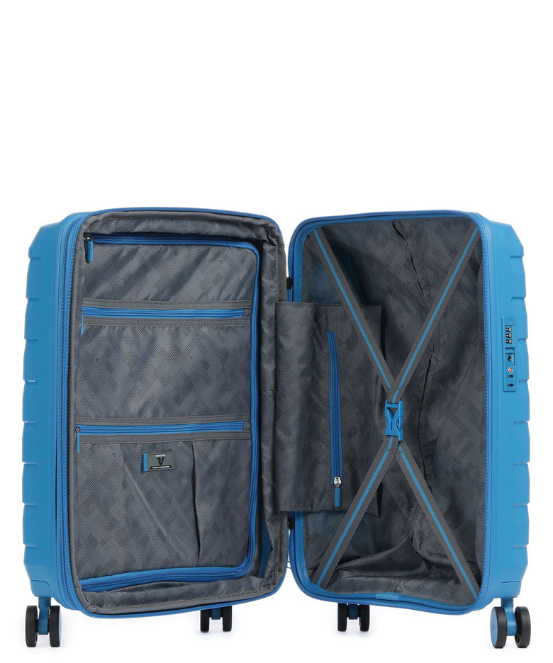 Roncato Skyline 2.0 S Spinner (4 wheels) bluette