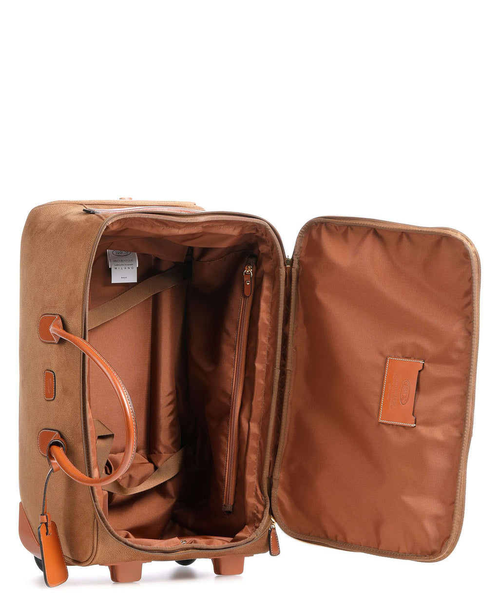 Brics Travel bag with wheels camel