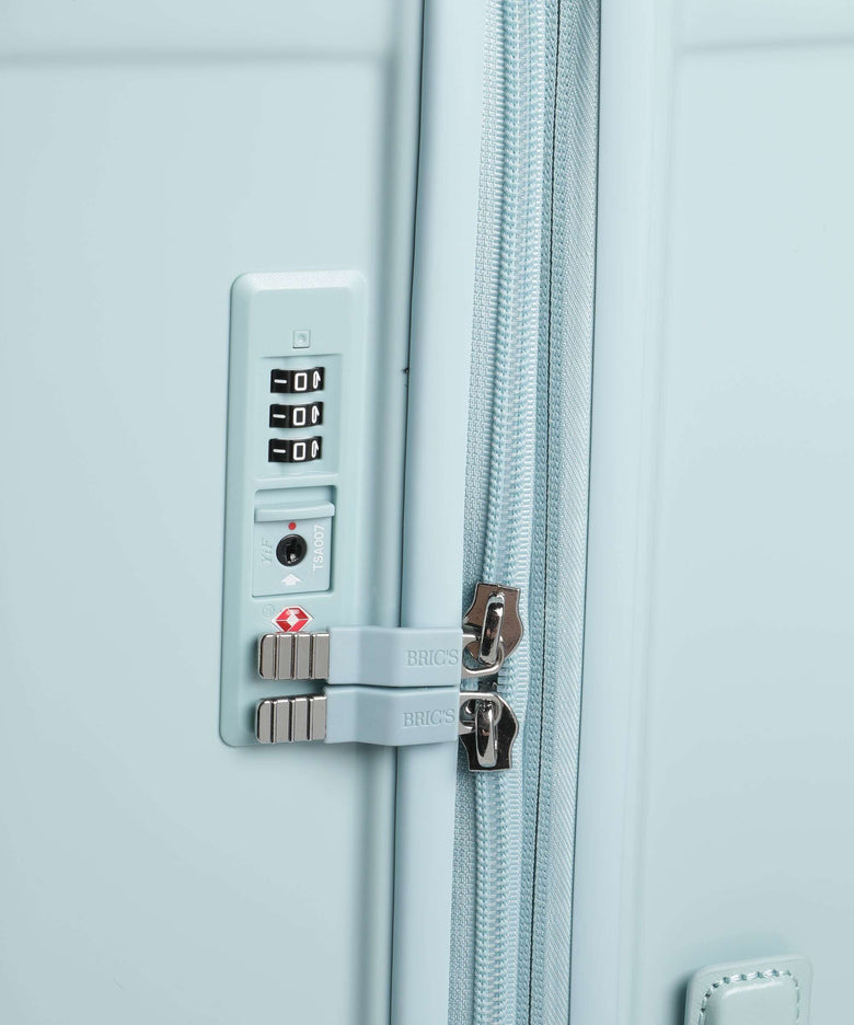 Brics Positano Spinner (4 wheels) hellblau