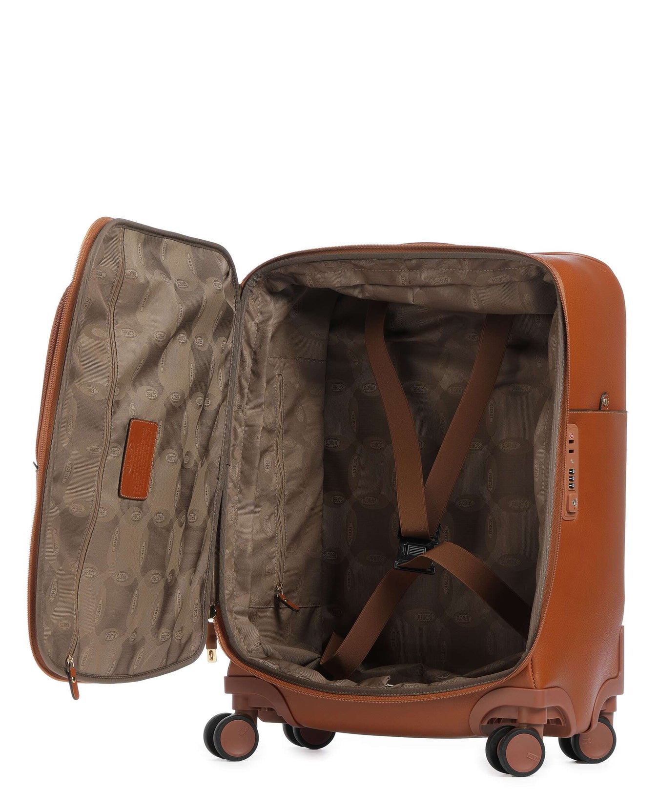 Brics Life Pelle Spinner (4 wheels) leder