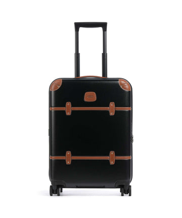 Brics Bellagio Walizka na 4 kołach black/tan