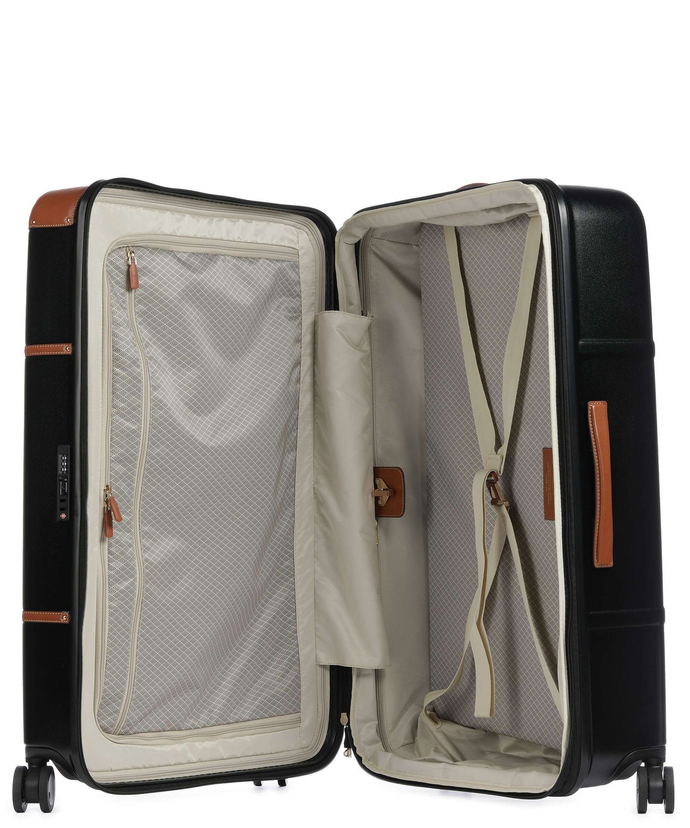 Brics Bellagio Spinner (4 wheels) black/tan