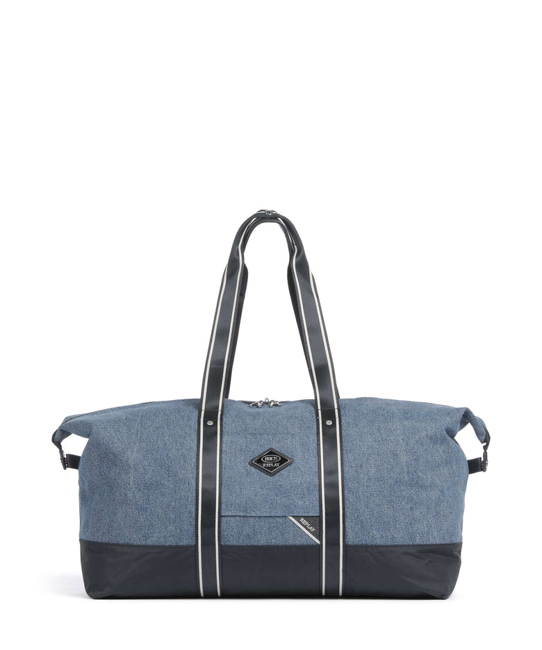 Brics Replay Large Travel bag light denim