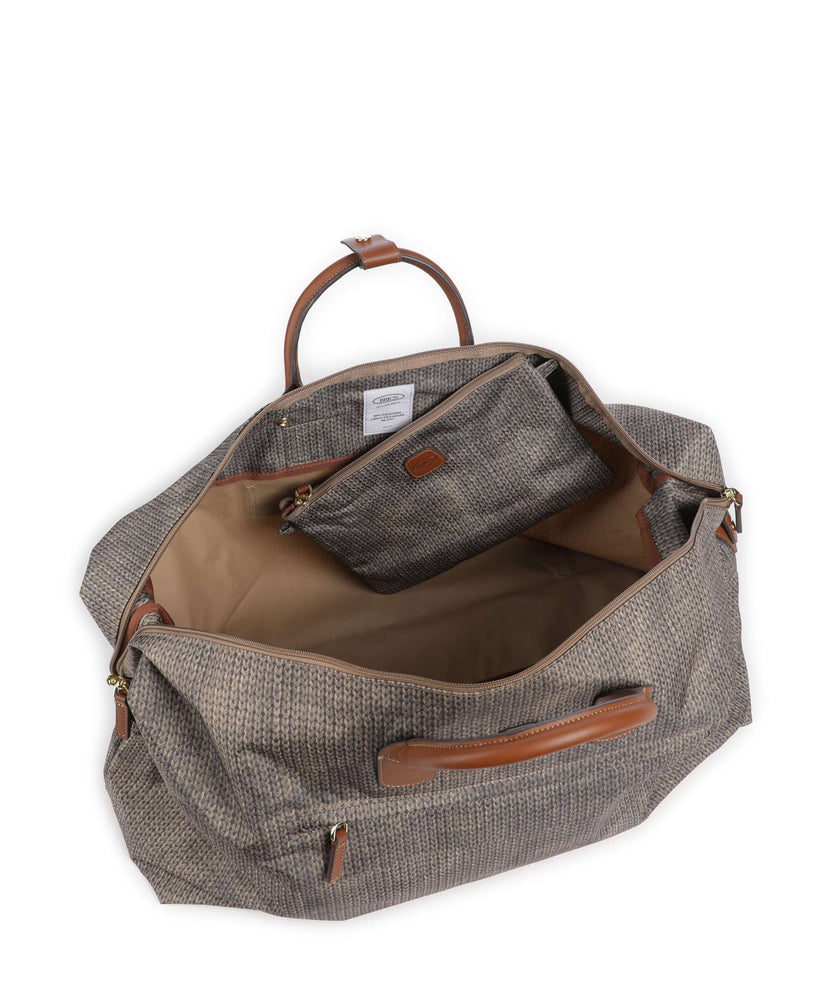 Brics X-Collection L Weekend bag wool nut