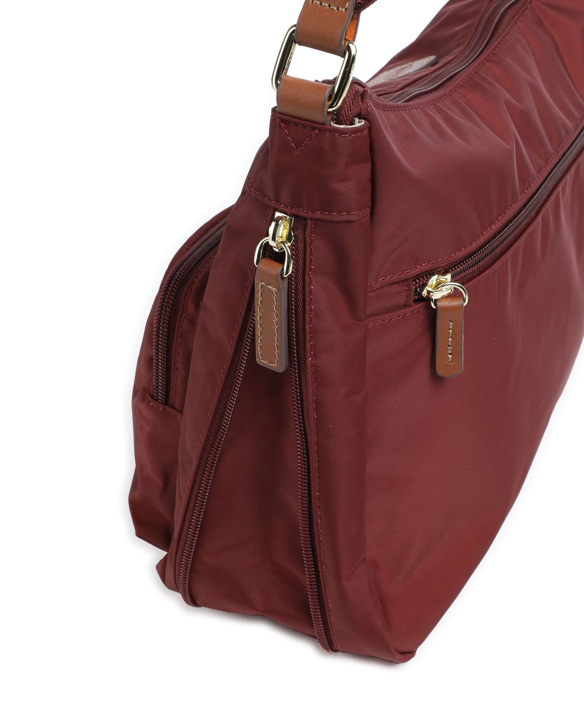 Brics X-Collection Crossbody bag bordeaux