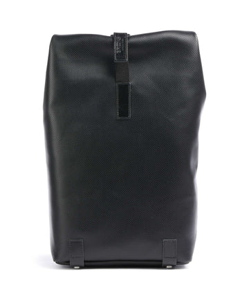 Brooks England Pickwick Reflective Leather Small Rolltop Backpack black
