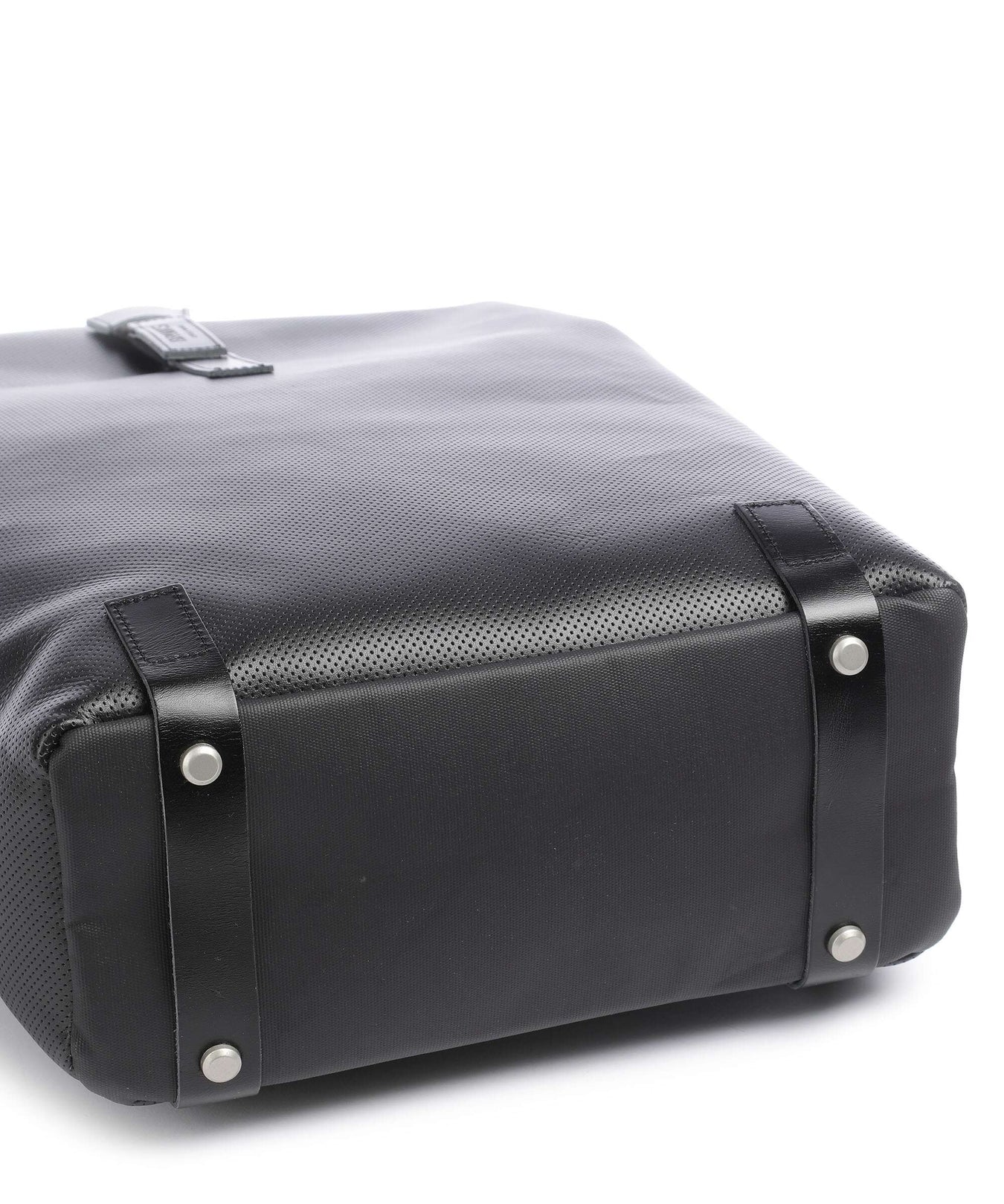 Brooks England Pickwick Reflective Leather Large Rolltop backpack black