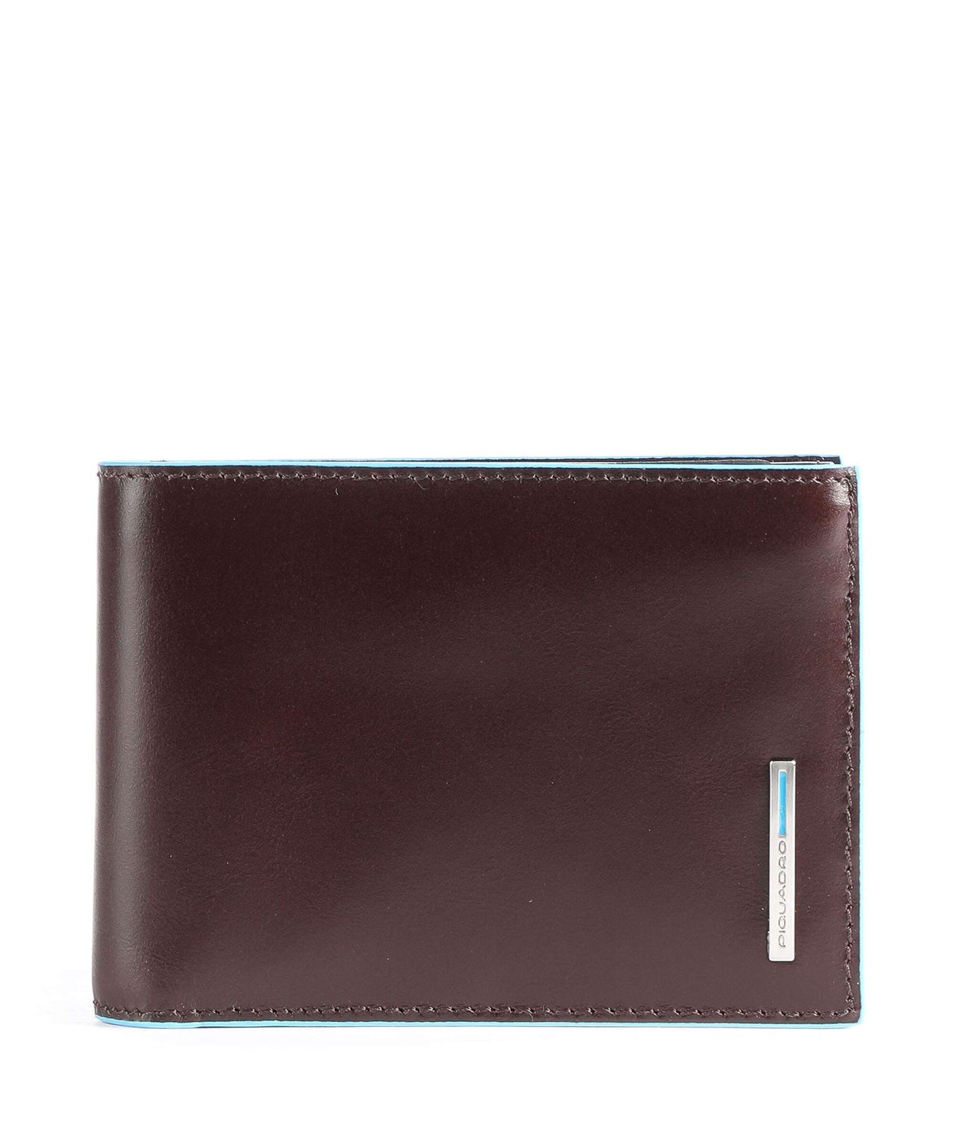 Piquadro Blue Square RFID Wallet mahogany