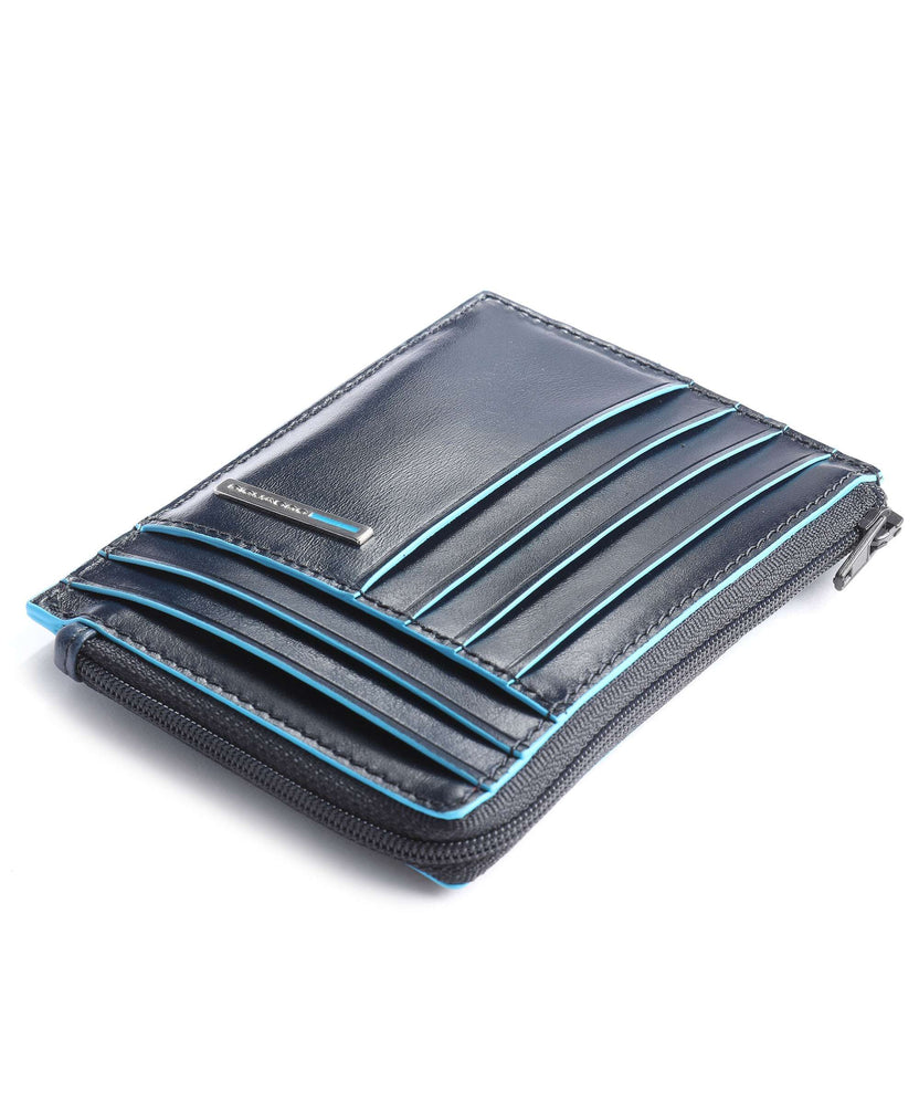 Piquadro Blue Square RFID Credit card holder dark blue