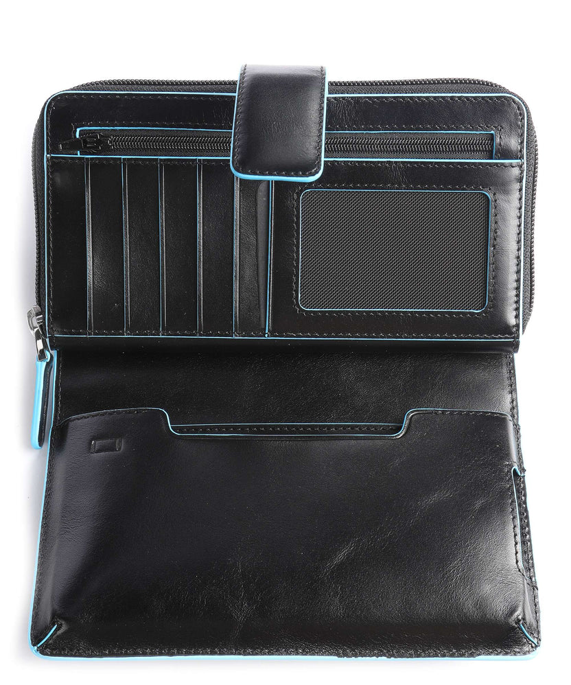 Piquadro Blue Square RFID Wallet black