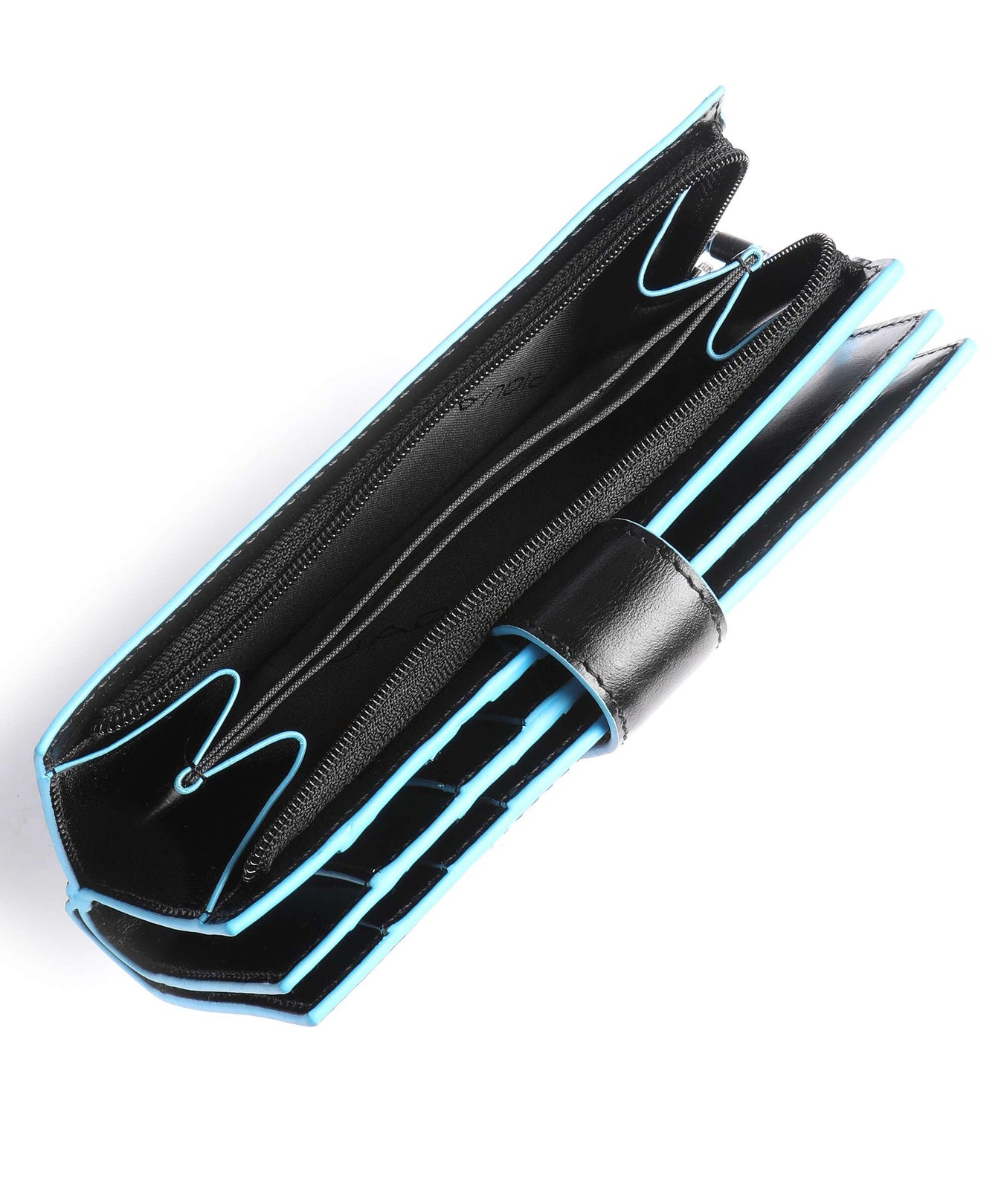 Piquadro Blue Square RFID Credit card holder black