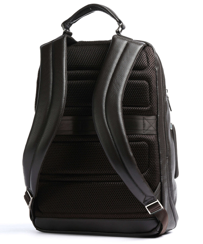Piquadro Vibe Laptop backpack dark brown