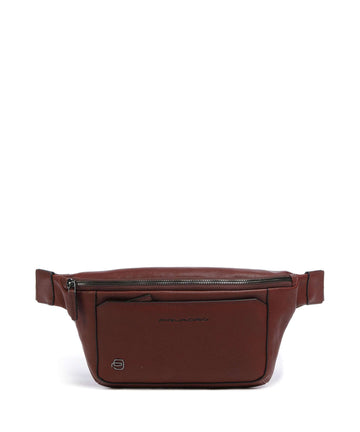 Piquadro Black Square Saszetka nerka tobacco