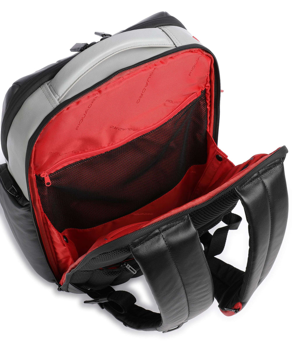 Piquadro Urban Laptop backpack grau/schwarz