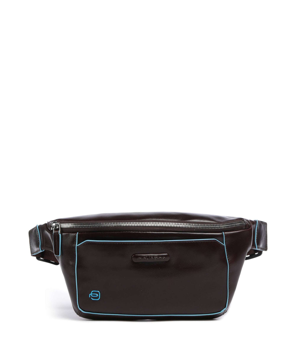 Piquadro Blue Square Fanny pack mahogany