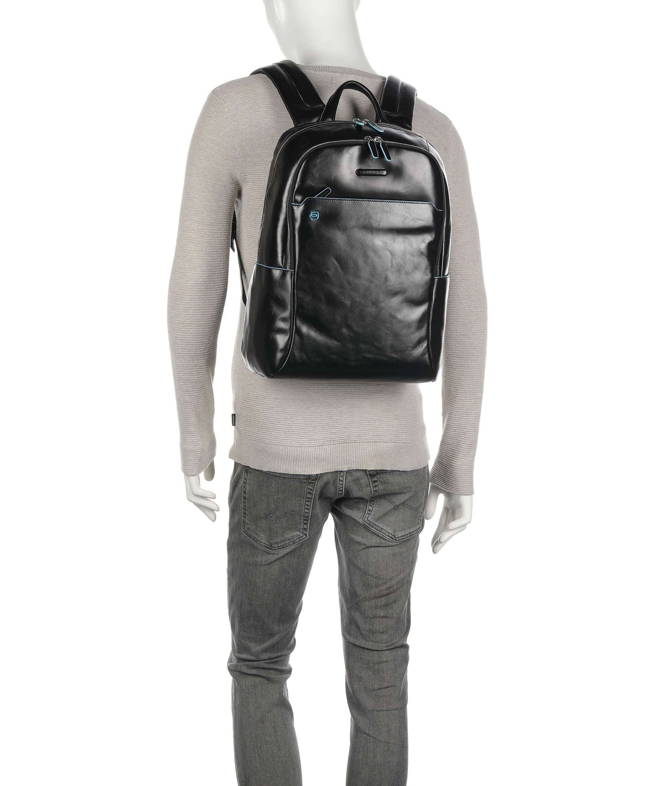 Piquadro Blue Square Laptop backpack nero