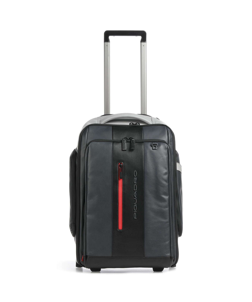 Piquadro Urban Backpack with wheels graphite/black