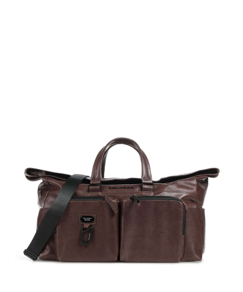 Piquadro Harper Weekend bag dark brown