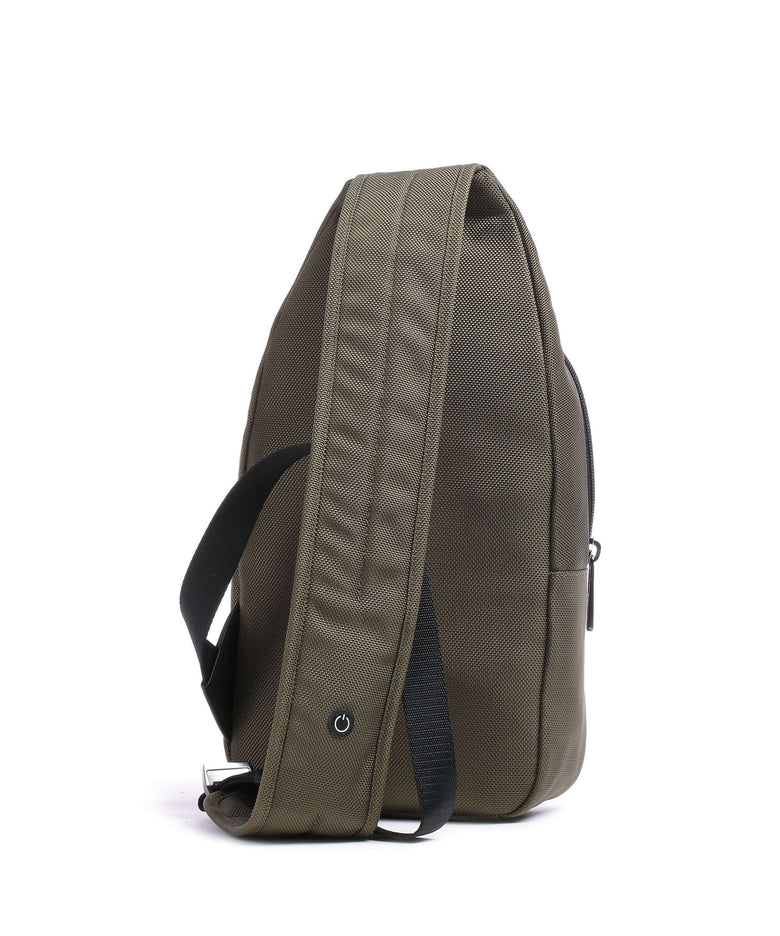 Piquadro Brief 2 Sling bag military green/black