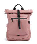 Piquadro Corner 2.0 Rolltop backpack pink